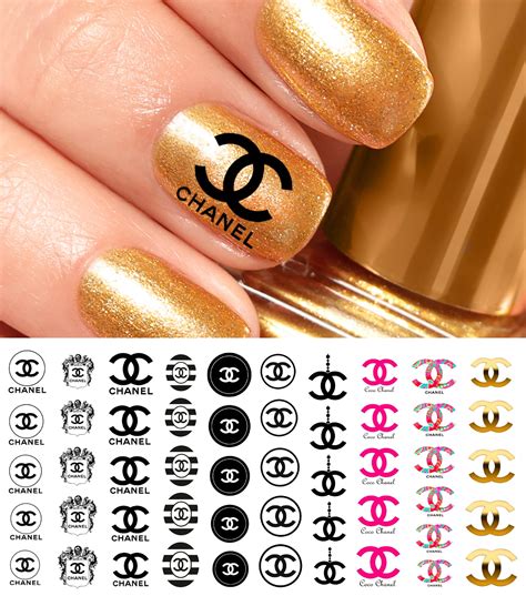 chanel wall decal|chanel decals for nails.